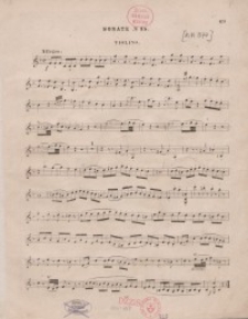 Sonate Nr 15 : Violino
