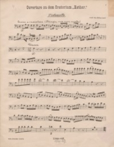 Ouverture zu dem Oratorium "Esther" : c