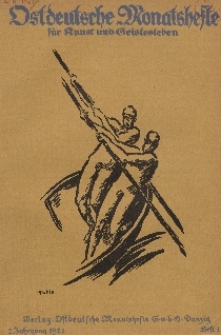 Ostdeutsche Monatshefte Nr. 1, April 1921, 2 Jahrgang