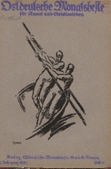 Ostdeutsche Monatshefte Nr. 12, März 1922, 2 Jahrgang