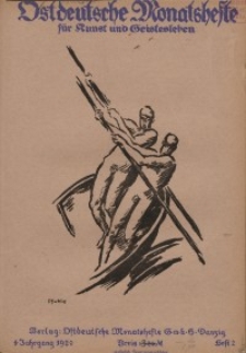 Ostdeutsche Monatshefte Nr. 2, April/Mai 1920, 1 Jahrgang