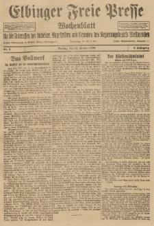 Freie Presse, Nr. 2 Freitag 15. Januar 1926 2. Jahrgang