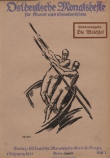 Ostdeutsche Monatshefte Nr. 7, Oktober 1920, 1 Jahrgang
