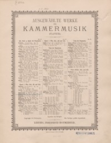 Clavierquartett. Op. 2 : Pianoforte