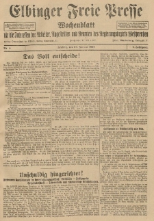 Freie Presse, Nr. 4 Freitag 29. Januar 1926 2. Jahrgang