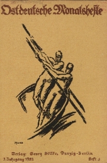 Ostdeutsche Monatshefte Nr. 6, September 1922, 3 Jahrgang