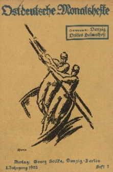 Ostdeutsche Monatshefte Nr. 7, Oktober 1922, 3 Jahrgang
