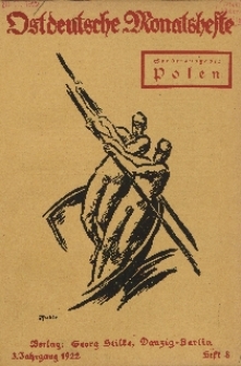 Ostdeutsche Monatshefte Nr. 8, November 1922, 3 Jahrgang