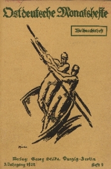 Ostdeutsche Monatshefte Nr. 9, Dezember 1922, 3 Jahrgang