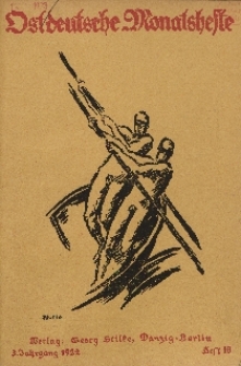 Ostdeutsche Monatshefte Nr. 10, Januar 1923, 3 Jahrgang