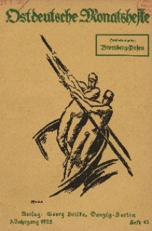 Ostdeutsche Monatshefte Nr. 12, März 1923, 3 Jahrgang