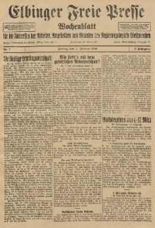 Freie Presse, Nr. 7 Freitag 19. Februar 1926 2. Jahrgang