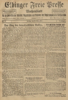 Freie Presse, Nr. 12 Freitag 26. März 1926 2. Jahrgang