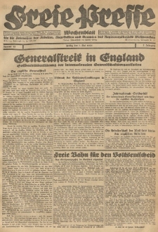 Freie Presse, Nr. 18 Freitag 7. Mai 1926 2. Jahrgang