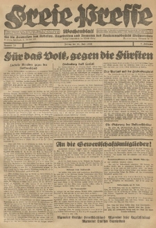 Freie Presse, Nr. 23 Freitag 11. Juni 1926 2. Jahrgang