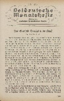 Ostdeutsche Monatshefte Nr. 4, Juli 1930, 11 Jahrgang