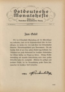 Ostdeutsche Monatshefte Nr. 3, Juni 1931, 12 Jahrgang