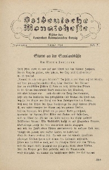 Ostdeutsche Monatshefte Nr. 7, Oktober 1934, 15 Jahrgang