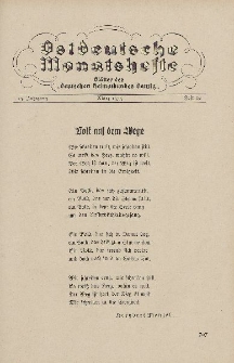 Ostdeutsche Monatshefte Nr. 12, März 1935, 15 Jahrgang