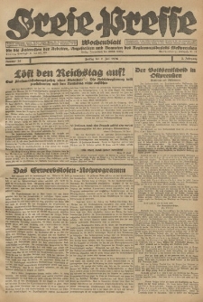 Freie Presse, Nr. 26 Freitag 2. Juli 1926 2. Jahrgang