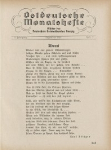 Ostdeutsche Monatshefte Nr. 9, Dezember 1930, 11 Jahrgang