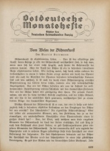 Ostdeutsche Monatshefte Nr. 10, Januar 1931, 11 Jahrgang