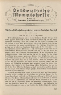 Ostdeutsche Monatshefte Nr. 9, Dezember 1931, 12 Jahrgang