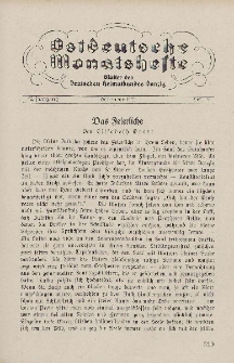 Ostdeutsche Monatshefte Nr. 9, Dezember 1932, 13 Jahrgang