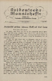 Ostdeutsche Monatshefte Nr. 11, Februar 1933, 13 Jahrgang