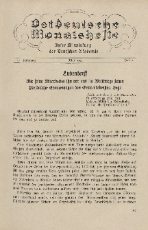 Ostdeutsche Monatshefte Nr. 2, Mai 1935, 16 Jahrgang