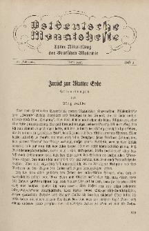 Ostdeutsche Monatshefte Nr. 3, Juni 1935, 16 Jahrgang