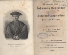 Des ermländischen Bischofs Johannes Dantiskus und seines Freundes Nikolaus Kopernikus geistliche Gedichte
