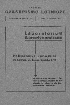 Lwowskie Czasopismo Lotnicze, R. III, nr 8 (nr 2), grudzień 1935