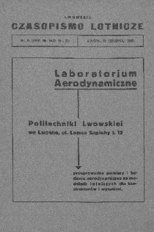 Lwowskie Czasopismo Lotnicze, R. III, nr 8 (nr 2), grudzień 1935