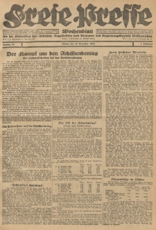 Freie Presse, Nr. 46 Freitag 19. November 1926 2. Jahrgang