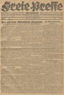 Freie Presse, Nr. 50 Freitag 17. Dezember 1926 2. Jahrgang