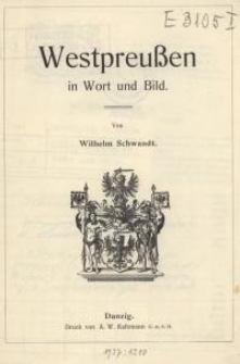 Westpreußen in Wort und Bild