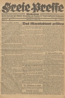 Freie Presse, Nr. 51 Freitag 24. Dezember 1926 2. Jahrgang