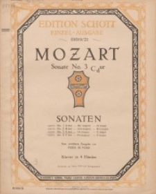 Sonate C- dur (No 3)