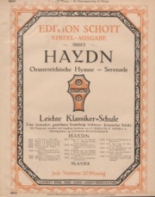 Österreichische Hymne – Serenade. Leichte Klassiker-Schule.