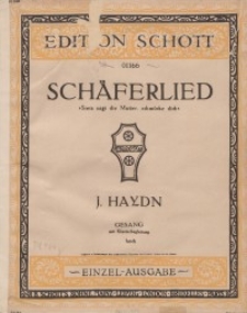 Schäferlied "Stets sagt die Mutter, schmücke dich”