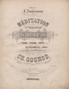 Meditation sur le 1 er Prelude de Piano.