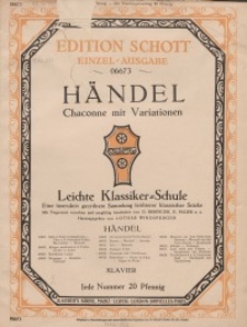 Chaconne mit Variationen