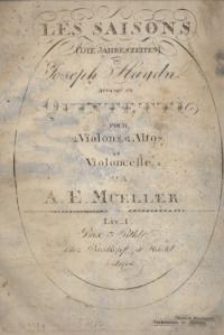 Les Saisons (Die Jahreszeiten) : Violine II