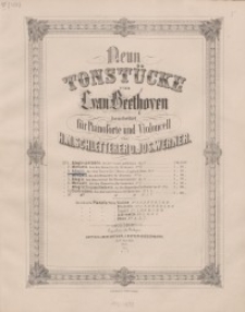 Neun Tonstücke. III : Adagio (Aus dem Terzett für 2 Hoboen u.English-Horn.) Op. 87