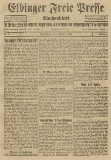 Freie Presse, Nr. 11 Sonnabend 12. Dezember 1925 1. Jahrgang