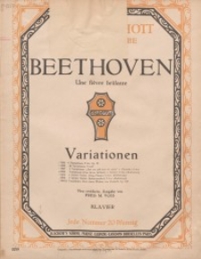 Variationen (“Une fievre brülante” v. Gretry)