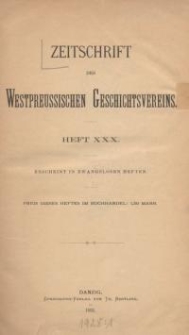 Zeitschrift des Westpreußischen Geschichtsvereins, 1892-1894