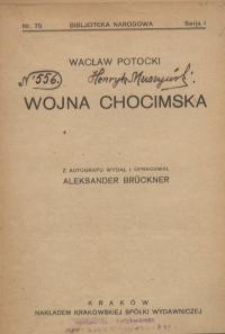 Wojna chocimska