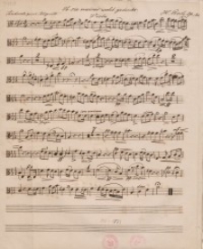 Ob sie meiner wohl gedenkt : Op. 22